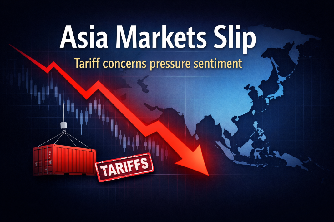 Asia Markets Slip After Trump Tariff Threats Shake Wall Street