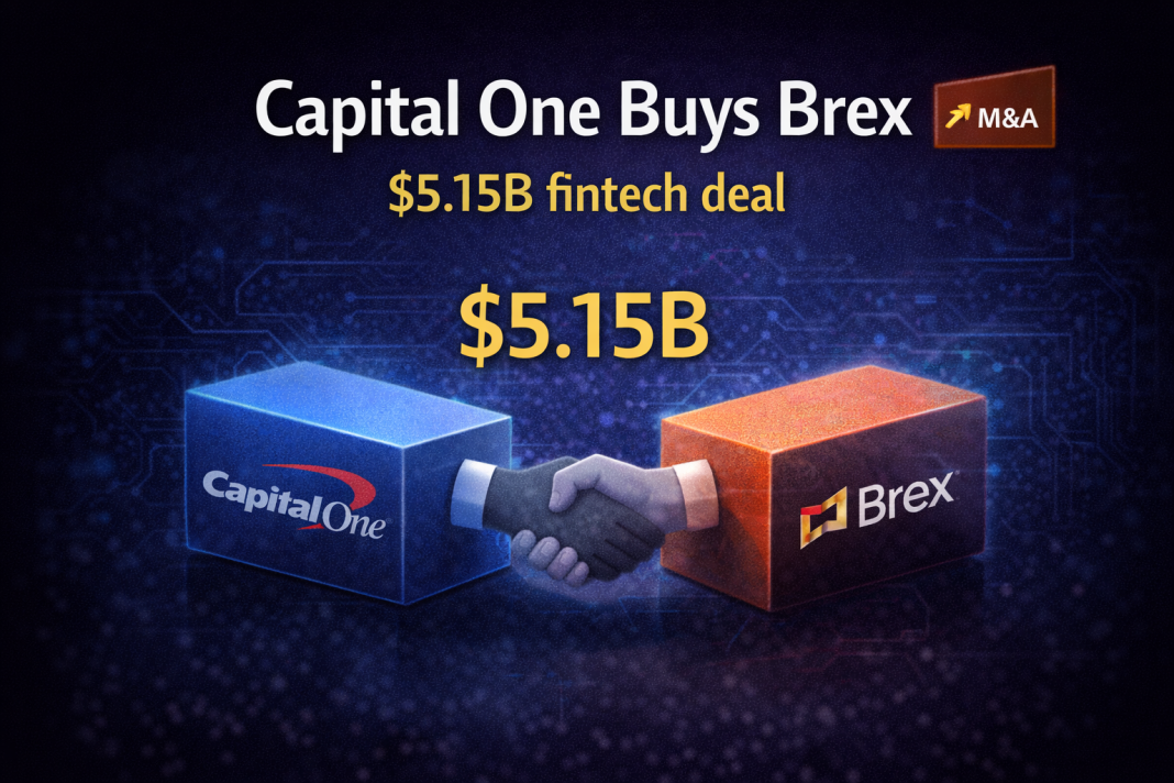 Capital One acquires Brex for $5.15 billion in major fintech takeover