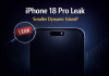 iPhone 18 Pro leak suggests Apple may shrink the Dynamic Island, backed by Ross Young