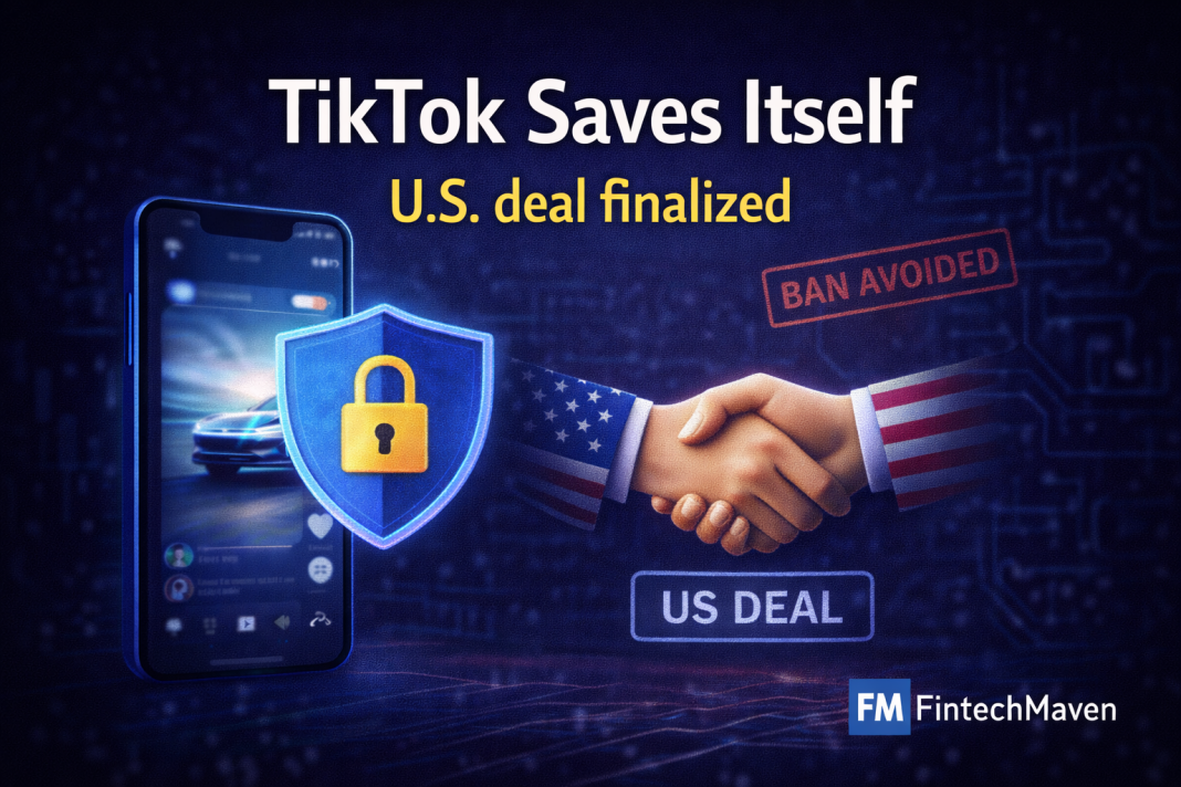 TikTok finalizes U.S. deal to avoid ban under new joint venture structure