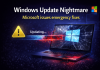 Windows update causes widespread issues as Microsoft releases emergency fixes
